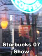 Starbucks windo reflection
