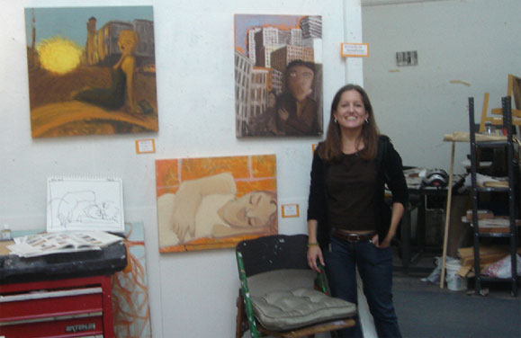 Melisa at art studio