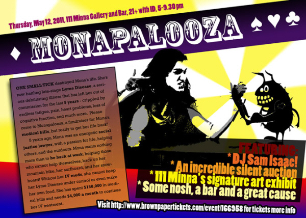 Monapalooza invitation card